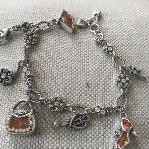 Brighton Victoriana silver charm bracelet